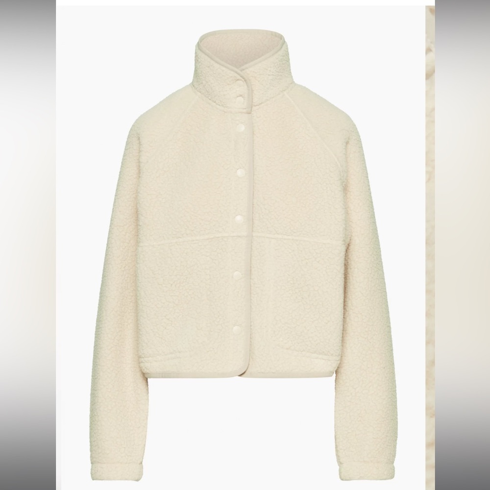 Aritzia Bigfoot Polar Snowbank Fleece Jacket/Icecap Jacket 2XS Mullein
